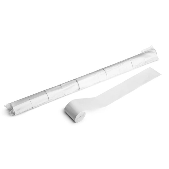 MagicFX - Stadium Streamers 20 m x 5 cm - White
